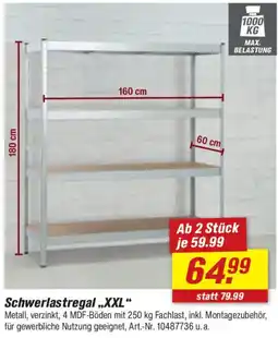 toom Baumarkt Schwerlastregal „XXL“ Angebot