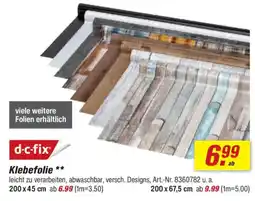 toom Baumarkt d-c-fix Klebefolie Angebot