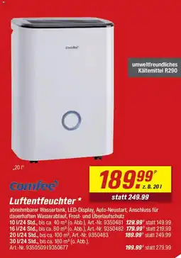 toom Baumarkt Comfee' Luftentfeuchter Angebot