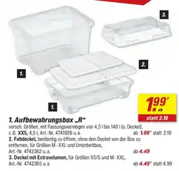 toom Baumarkt Aufbewahrungsbox "R" Angebot