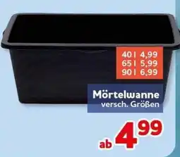 CENTERSHOP Mörtelwanne Angebot