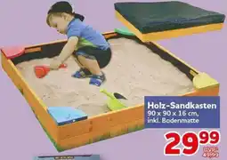 CENTERSHOP Holz-Sandkasten Angebot