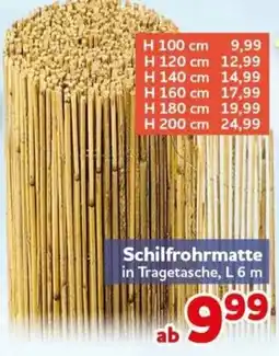 CENTERSHOP Schilfrohrmatte Angebot