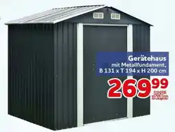 CENTERSHOP Gerätehaus Angebot