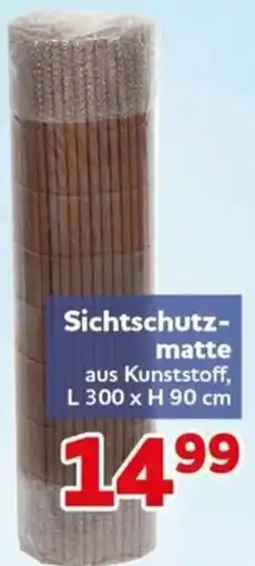 CENTERSHOP Sichtschutzmatte aus Kunststoff Angebot