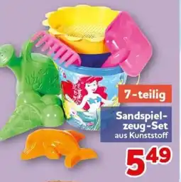 CENTERSHOP 7-teilig Sandspielzeug-Set aus Kunststoff Angebot