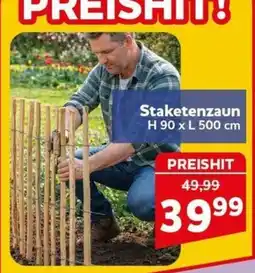 CENTERSHOP Staketenzaun Angebot