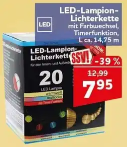 CENTERSHOP LED-Lampion-Lichterkette Angebot
