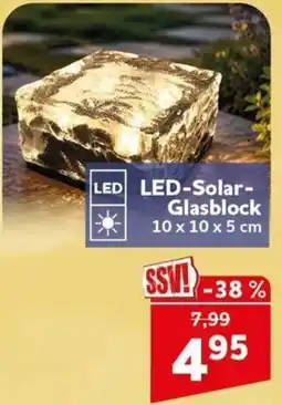 CENTERSHOP LED-Solar-Glasblock Angebot