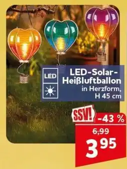 CENTERSHOP LED-Solar-Heißluftballon in Herzform Angebot