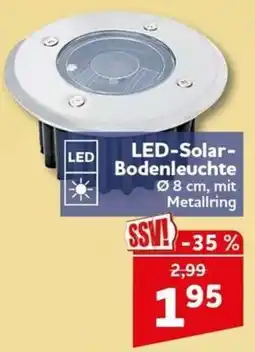 CENTERSHOP LED-Solar-Bodenleuchte Angebot