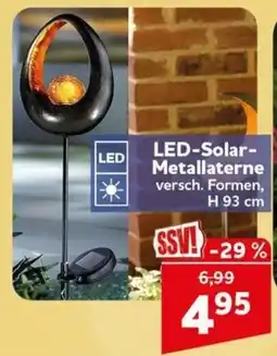CENTERSHOP LED-Solar-Metallaterne Angebot
