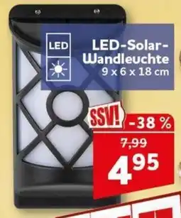 CENTERSHOP LED-Solar-Wandleuchte Angebot