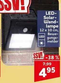 CENTERSHOP LED-Solar-Wand-lampe Angebot