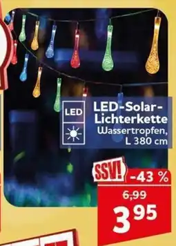 CENTERSHOP LED-Solar-Lichterkette Angebot