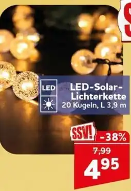 CENTERSHOP LED-Solar-Lichterkette Angebot