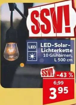 CENTERSHOP LED-Solar-Lichterkette Angebot