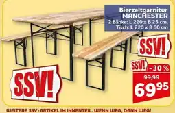 CENTERSHOP Bierzeltgarnitur MANCHESTER Angebot
