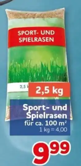 CENTERSHOP Sport- und Spielrasen Angebot