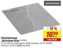toom Baumarkt Feinsteinzeug "Brixstone Grey" Angebot