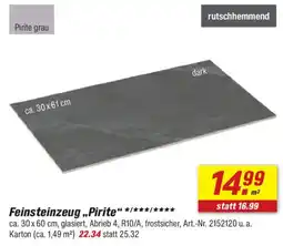 toom Baumarkt Feinsteinzeug „Pirite“ Angebot