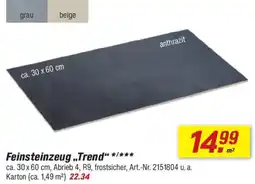 toom Baumarkt Feinsteinzeug "Trend" Angebot