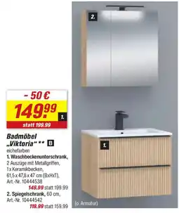 toom Baumarkt Badmöbel „Viktoria“ ** B Angebot
