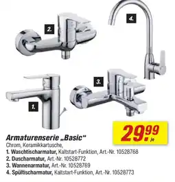 toom Baumarkt Armaturenserie „Basic“ Angebot
