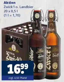 Getränkewelt Aktien Zwick'l o. Landbier Angebot