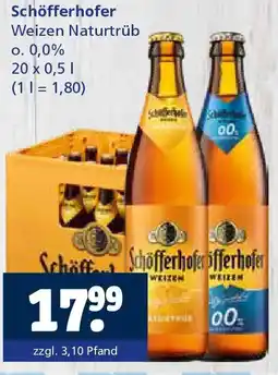 Getränkewelt Schöfferhofer Weizen Naturtrüb Angebot