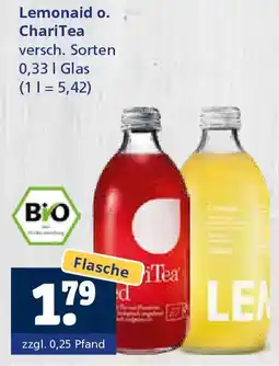 Getränkewelt Lemonaid o. ChariTea Angebot