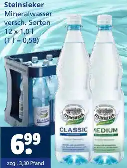 Getränkewelt Steinsieker Mineralwasser Angebot