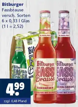 Getränkewelt Bitburger Fassbrause Angebot