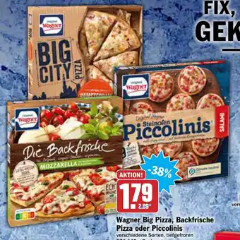 AEZ Wagner Big Pizza, Backfrische Pizza oder Piccolinis 270-445g Angebot