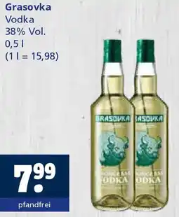 Getränkewelt Grasovka Vodka Angebot