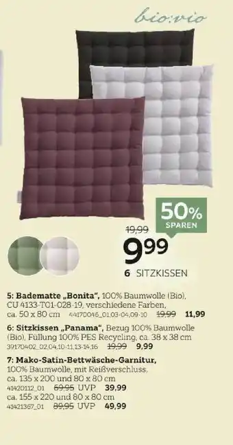 dodenhof Bio Vio Sitzkissen Angebot