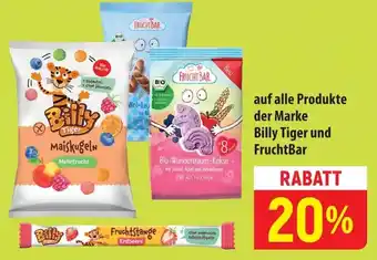 Famila Nord Ost auf alle Produkte der Marke Billy Tiger und FruchtBar Angebot