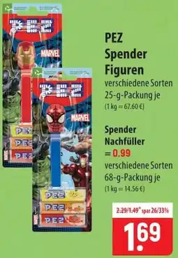 Famila Nord Ost PEZ Spender Figuren Angebot