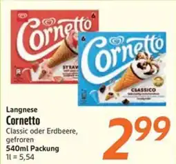 inkoop Langnese Cornetto Classic oder Erdbeere Angebot