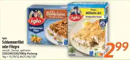 inkoop Iglo Schlemmerfilet oder Filegro Angebot