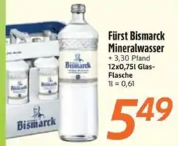 inkoop Fürst Bismarck Mineralwasser Angebot