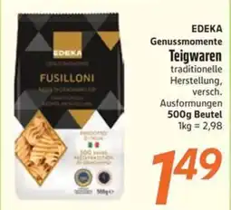 inkoop EDEKA Genussmomente Teigwaren Angebot