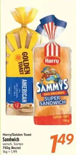 inkoop Harry/Golden Toast Sandwich Angebot