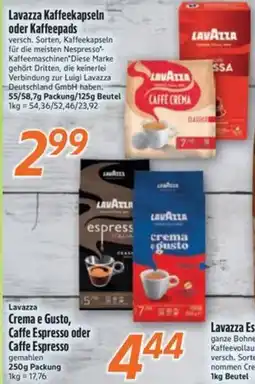 inkoop Lavazza Kaffeekapseln Angebot