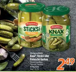 inkoop Hengstenberg Knax, Sticksi oder Polnische Gurken Angebot