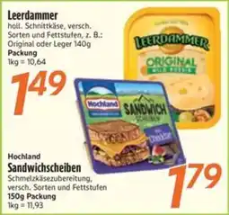 inkoop Leerdammer Schnittkäse Angebot