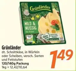 inkoop Grünländer dt. Schnittkäse Angebot