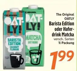 inkoop The Original OATLY Barista Edition oder Haferdrink Matcha Angebot