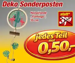 Posten Börse Holzgirlande Flamingo Angebot