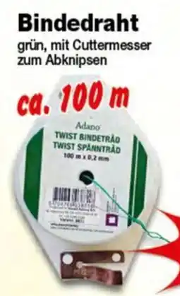 Krümet Sonderposten Bindedraht Angebot